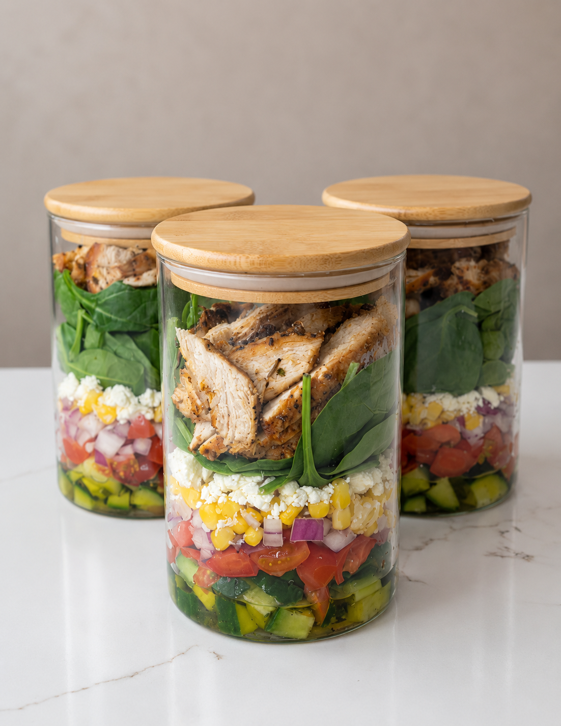 Rotina corrida com saladas que estragam