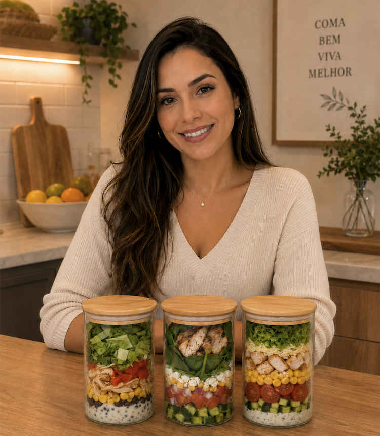 Capa Saladas no Pote